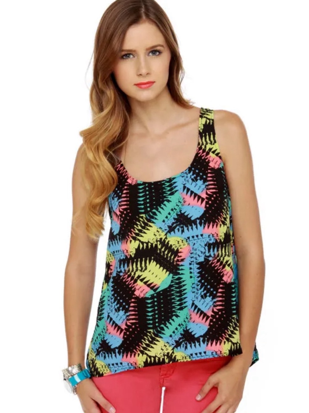 Volcom Girl Crush Print Tank Top